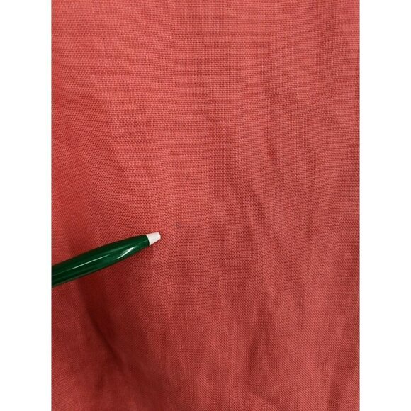 Talbots Irish Linen Blazer Shirt Jacket Coral Pink Button Front Women's - Picture 8 of 12